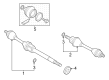 Diagram for Volvo EC40 CV Boot - 32339712