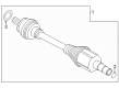 Diagram for Volvo EX30 Axle Shaft - 36003766