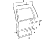 Diagram for Volvo 940 Door Seal - 6848653