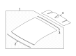 Diagram for Volvo EC40 Weather Strip - 31322960