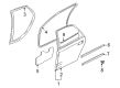 Diagram for Volvo V70 Door Seal - 8663776