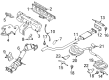Diagram for Volvo Muffler Strap - 31461161
