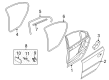 Diagram for Volvo Door Seal - 30649297