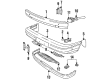 Diagram for Volvo 940 Grille - 6846094