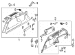 Diagram for Volvo V90 Interior Lights - 31699147