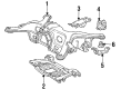 Diagram for Volvo 960 Strut Mounts - 3503871