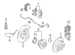 Diagram for Volvo Brake Caliper Repair Kit - 5003814