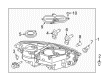 Diagram for Volvo Headlight Bulb - 30624631