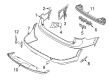 Diagram for Volvo V90 Cross Country Bumper Cover - 40008861