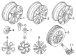 Diagram for Volvo EX90 Alloy Wheels - 32134882