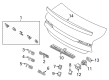 Diagram for Volvo S90 Emblem - 30747797