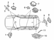 Diagram for Volvo EC40 Car Speakers - 32212818