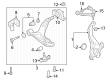 Diagram for Volvo V60 Control Arm Bolt - 30624310