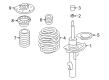Diagram for Volvo V60 Strut Housing - 31408626