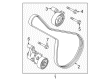 Diagram for Volvo Belt Tensioner - 31359881