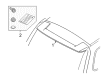 Diagram for Volvo V50 Spoiler - 39986953