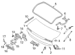 Diagram for Volvo EX90 Door Screws - 30746883