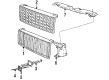 Diagram for Volvo 740 Grille - 3518198