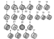 Diagram for Volvo Wheel Cover - 30666913