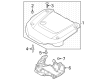 Diagram for Volvo Engine Cover - 32335545
