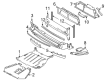 Diagram for Volvo XC70 Air Deflector - 30744084