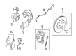 Diagram for Volvo Brake Caliper Bracket - 36012488