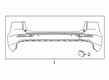 Diagram for Volvo V60 Bumper Cover - 39796359