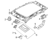 Diagram for Volvo EX30 Sun Visor - 80011795