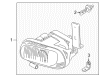 Diagram for Volvo S70 Daytime Running Lights - 8620230