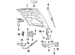 Diagram for Volvo 960 Hood Hinge - 1334926
