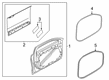 Diagram for Volvo S60 Door Seal - 32328845
