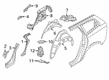 Diagram for Volvo V60 Cross Country Wheelhouse - 32228462