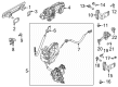 Diagram for Volvo EX90 Door Hinge - 32291288