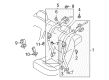 Diagram for Volvo XC70 Seat Belt - 39821983