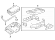 Diagram for Volvo Battery Tray - 32291568