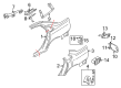 Diagram for Volvo Fuel Door - 9187630