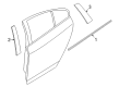 Diagram for Volvo V60 Cross Country Door Moldings - 31424114