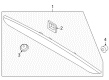 Diagram for Volvo Third Brake Light - 31467107
