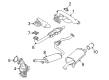 Diagram for Volvo V40 Exhaust Pipe - 9497861
