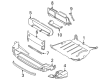 Diagram for Volvo S80 Air Deflector - 30655783