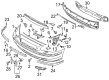 Diagram for Volvo S60 Bumper Cover - 39998745