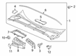 Diagram for Volvo V60 Cross Country Grille - 32314712