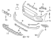 Diagram for Volvo Air Deflector - 32227198