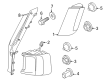 Diagram for Volvo EX30 Back Up Light - 80006953