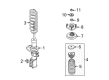 Diagram for Volvo XC70 Shock Absorber - 31200413