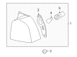 Diagram for Volvo Light Socket - 31213761