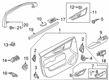 Diagram for Volvo Armrest - 32285090