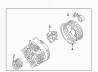 Diagram for Volvo C70 Alternator - 8251071