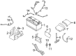 Diagram for Volvo V60 Battery Cable - 31407114