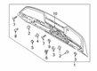 Diagram for Volvo XC40 Spoiler - 40011957